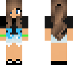 blue hightlights girl