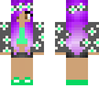 colored flower girl