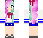 cotton-candy schoolgirl