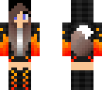 firey wherewolf girl