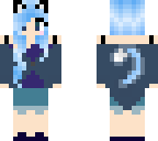 ice blue cat lady