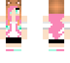 pink haired deer girl