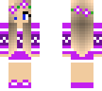 purple girl winter