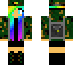 rainbow army girl