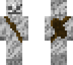 skeleton with a quiver