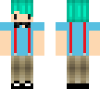 teal hair nerd