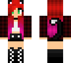 updated red purple ombre hair neko