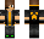 black and orange