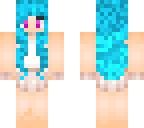 blu haired elf girl