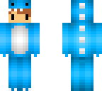 blue dino chibi