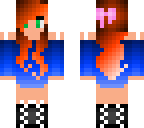 brown and red hair girl