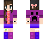 coloury girl and creeper