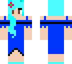 cute blue gal
