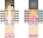 cute plaid girl