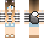 cute summer wolf girl
