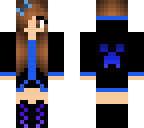 edit of mitten_plays03's creeper hoodie