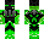 green fire enderman