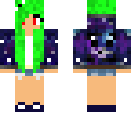 green hair girl
