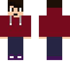 me irl longer hair with red hoodie
