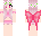 pink butter fly