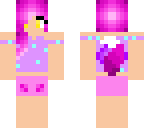 pink wolf girl