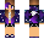 purple galaxy wolf