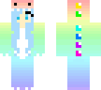 rainbow cloudy dino
