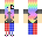 rainbow gamer girl