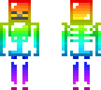 rainbow skeleton