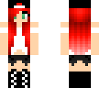red haired girl skin 