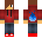 silentsyn's blue flame hoodie