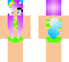swimming suit wolf girl