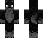 blue eyed black wolf