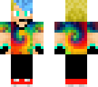 blue hair cool guy
