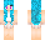 blue haired elf girl