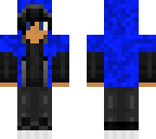 blue hooded teen