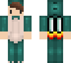 chibi jetpack dino boy