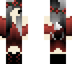 crimson dress