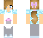 cute baker summer girl