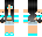 cute pvp girl with black hair