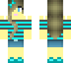 cute turquoise girl