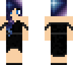 galaxy hair girl prom dresss