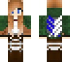 old  attack on titan survey corps girl