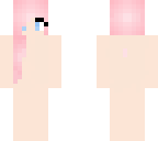 one sided pink hair base