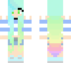pastel rainbow girl
