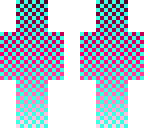 pink and mint green