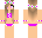 pink bikini girl