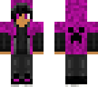 purple hooded teen