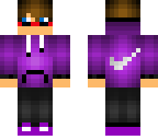 purple hoodie with sunglasses