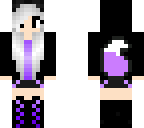 purple wolf girl